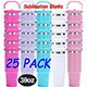 25 PACK 30oz Sublimation Blanks Tumbler With Handle And Straw Lid