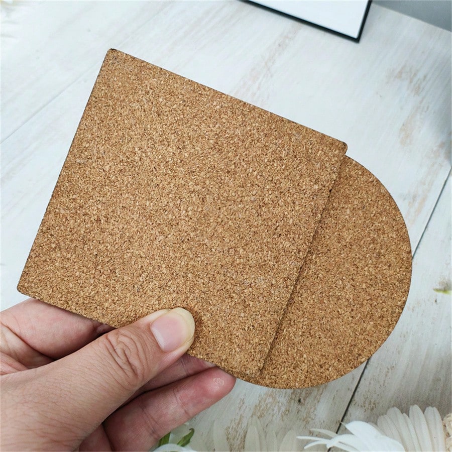 200 PACK 3.93X3.93 Inch Sublimation Blanks MDF Coasters (100pcs Round, 100pcs Square)