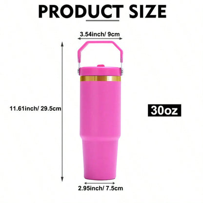 25 PACK 30oz Gold Plated Tumbler With Handle