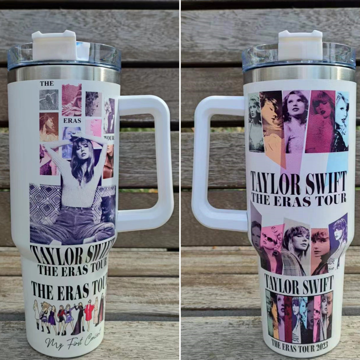 Taylorr Swiftie Printed 40oz Tumbler, Stanley Style 40oz Tumbler